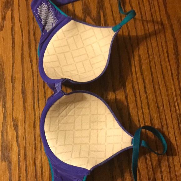 Victoria’s Secret perfect shape 32C bra aqua purpl - Picture 4 of 5